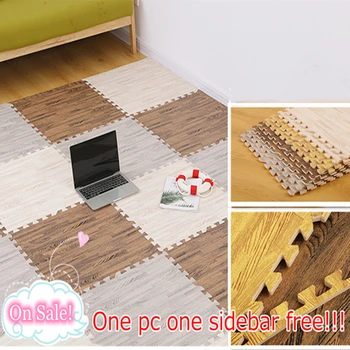 30*30cm Wooden Grain Puzzle Mat Baby EVA Foam Interlock Tiles Crawling Carpet Kids Game tiles bedroom livingroom soft floor 1pc 1