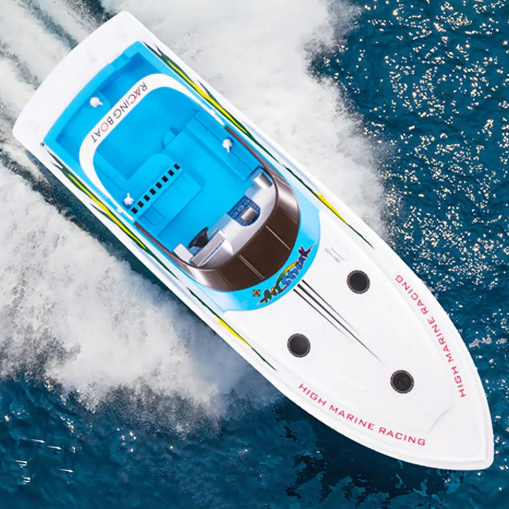 

High Quality RC Boats 2.4G RC Racing Boat High Speed 25km/H Rowing With Double Drive System Remote Control Toys Kids Gifts