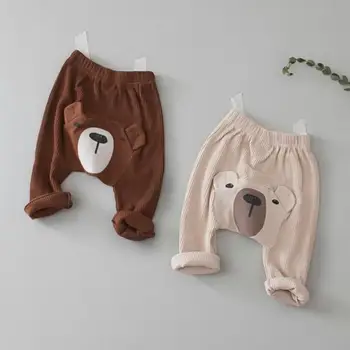 

Autumn Baby Boy And Girl Clothes Cartoon Bear Casual Boys Pants Toddler Trousers Girls Leggings Unisex Infant Costume