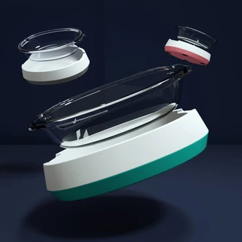 

Dog Bowls Glass Bowls Travel Footprint Feeding Feeder Water Bowl For Big Dogs Feeding Dish Fit Pet Puppy Cat Bowl Pet Supplies