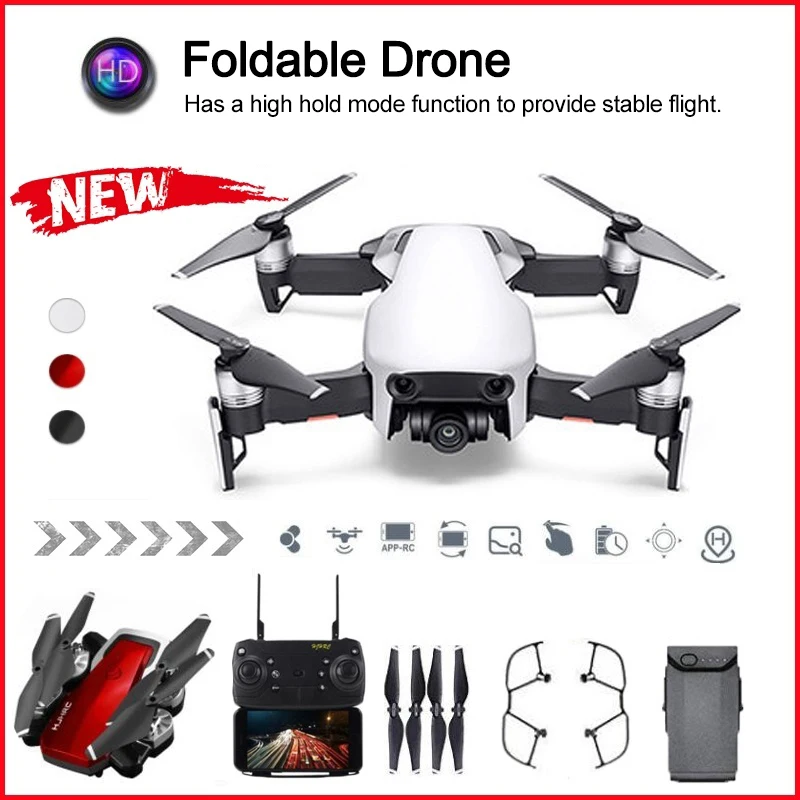 Складной Дрон Радиоуправляемый квадрокоптер Дрон с WiFi FPV 1080 P/720 P/без камеры Радиоуправляемый вертолет игрушки для детей летающие дроны игрушка