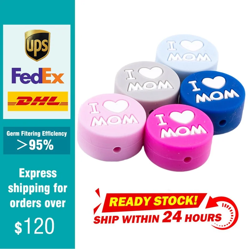 

3pcs Baby Silicone Beads Diy Nursing Bracelets Necklace Food Grade Teething Toy Jewerly Baby Teethers Shower Gifts