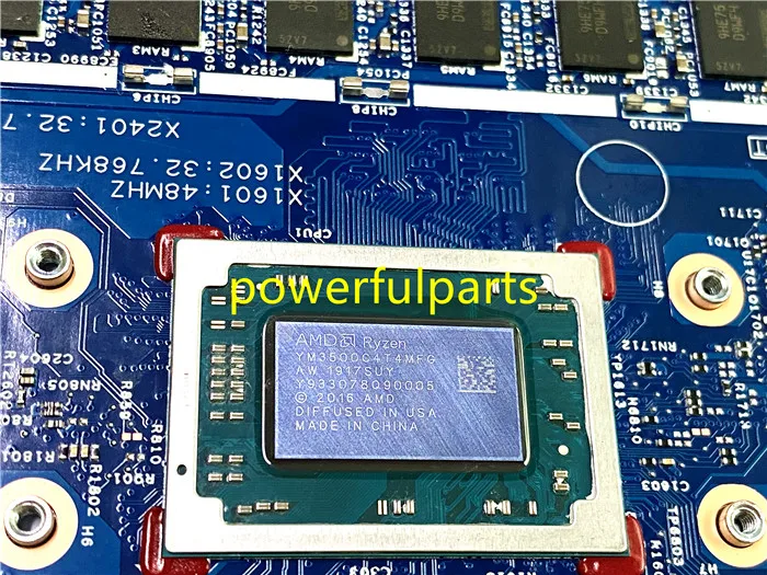 100% working for hp x360 13-AR motherboard 18740-1 448.0GA08.0011 mainboard with Ryzen 5 3500 CPU inbuilt tested ok mother board gaming pc Motherboards