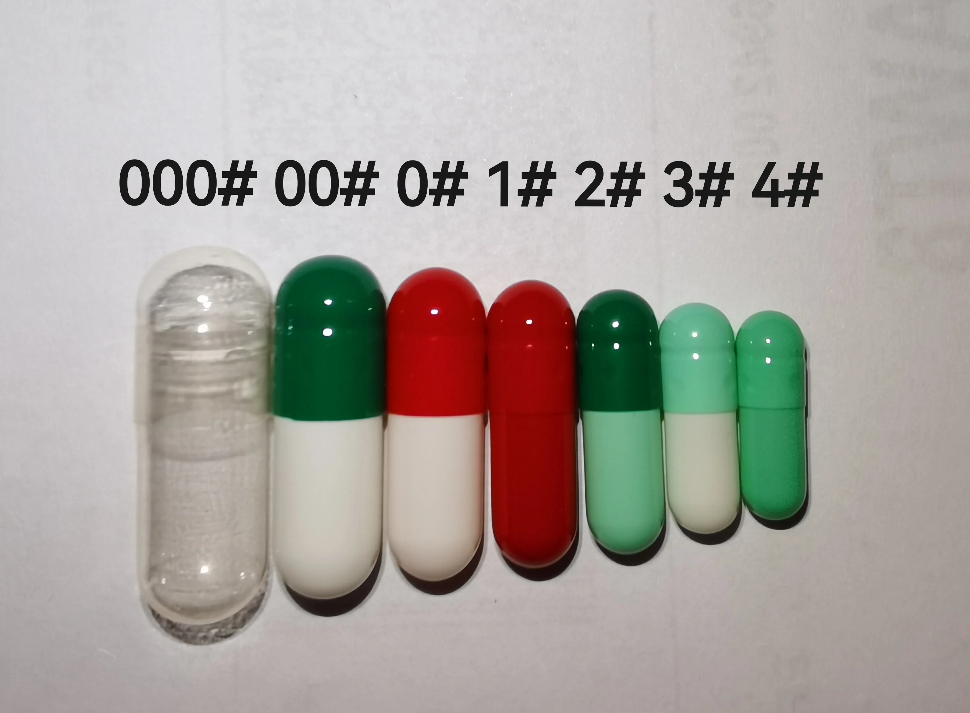 Empty Capsules 1000PCS HPMC Plant Origin 000# 00# 0# 1# 2# 3# 4# Halal Koshore