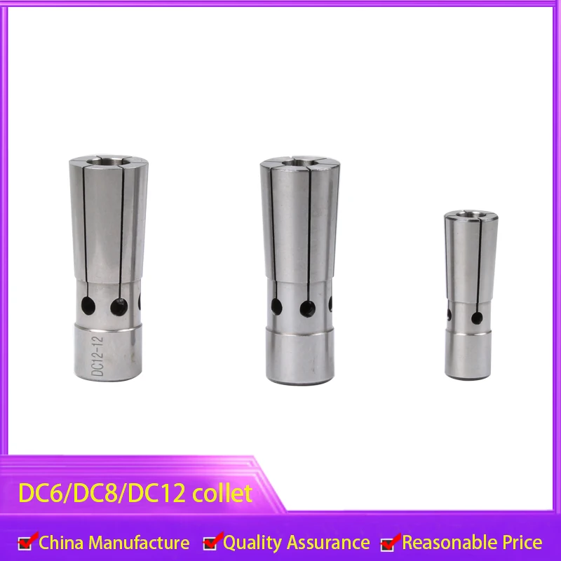 

DC slim 0.003 lathe DC6 DC8 DC12 chuck/pull back collet/high precision collet dc collet dc06 08 12 chuck 3.175mm 4mm 6mm 8mm