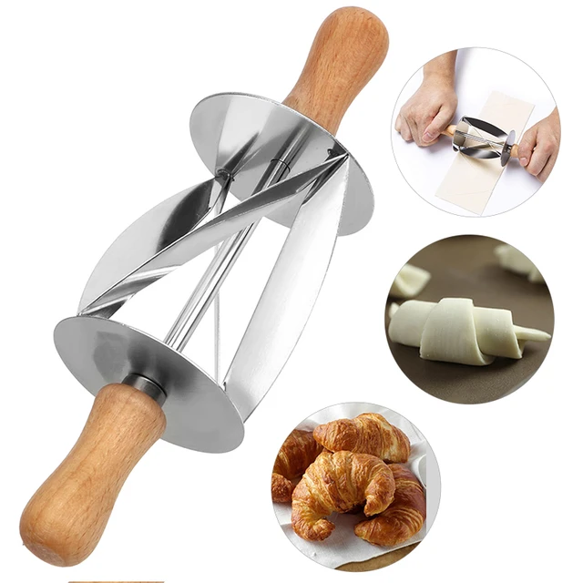 Croissant Cutter Stainless Steel Croissant Roller Cutter - Temu