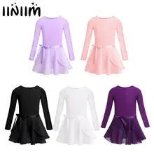 Популярное балетное платье-пачка для детей, танцевальная профессиональная балерина, танцевальная одежда, лирические Детские Балетные гимнастические леотарды для девочек, костюмы