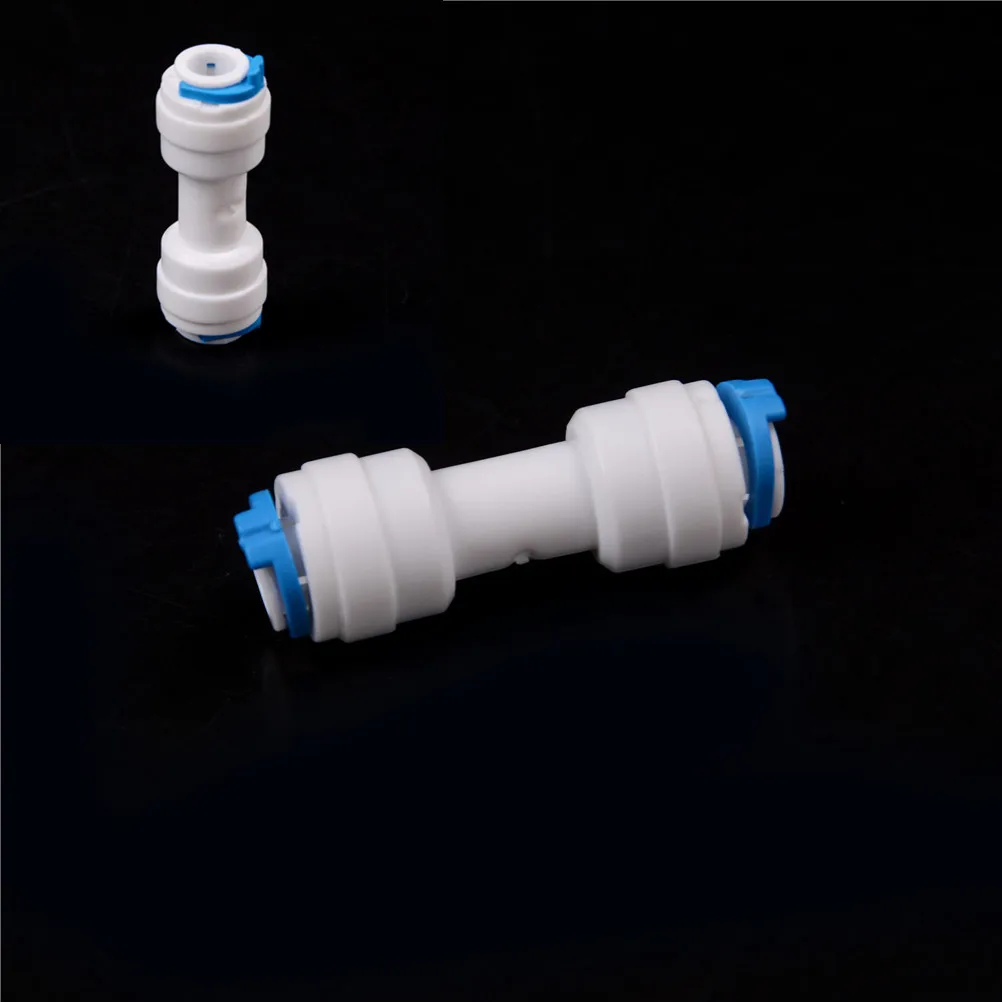 

RO Water System Pipe Connector Quick Connection Fittings White Blue 1PCS 11/4" Equal Straight Tube OD Aquarium