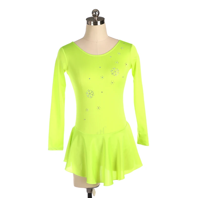 Платье для фигурного катания Nasinaya, индивидуальные юбки для конькобежцев для девочек, женщин, детей, Patinaje, гимнастика, представление 252