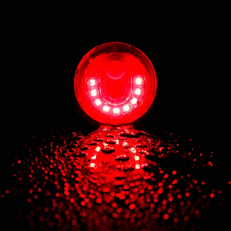 Taillight LED Warning Lamp Mountain Bike Night Riding Safety Rear Light USB Charging Waterproof Tail Light Bicycle Acces