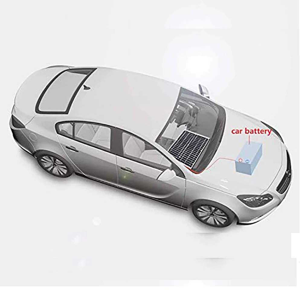 Najtaniej 20W 18V zestaw paneli słonecznych kabel 5V zapalniczka na usb zacisk krokodylkowy do telefonu akumulator samochodowy i inne urządzenia elektroniczne