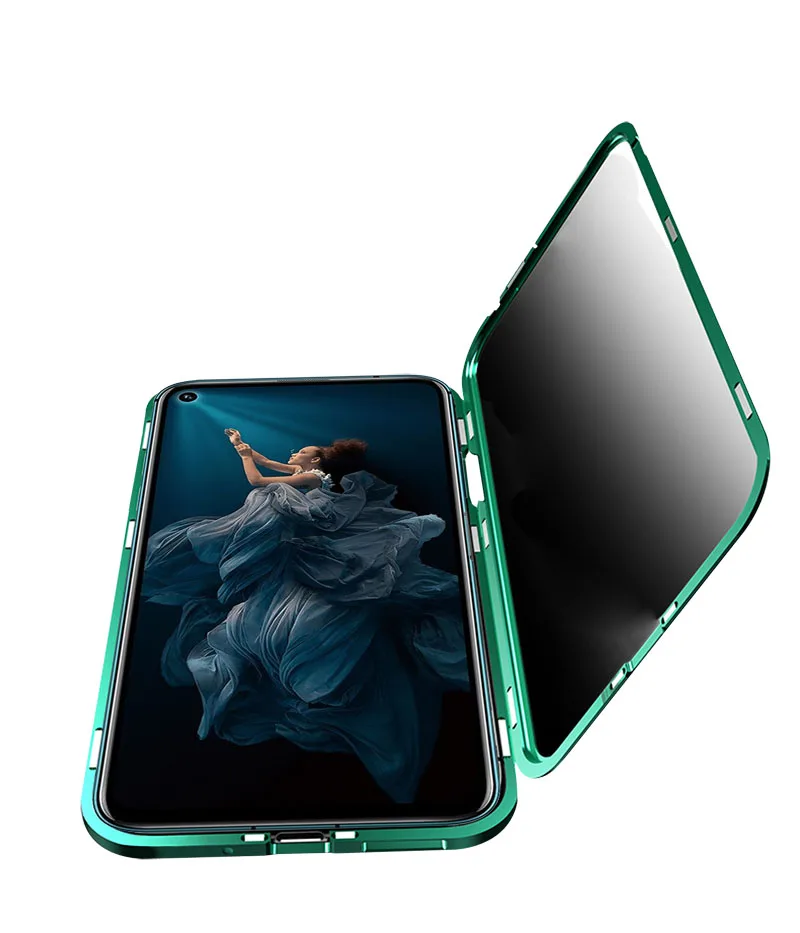 Чехол для huawei Honor 9X Магнитный защитный чехол из закаленного стекла с
