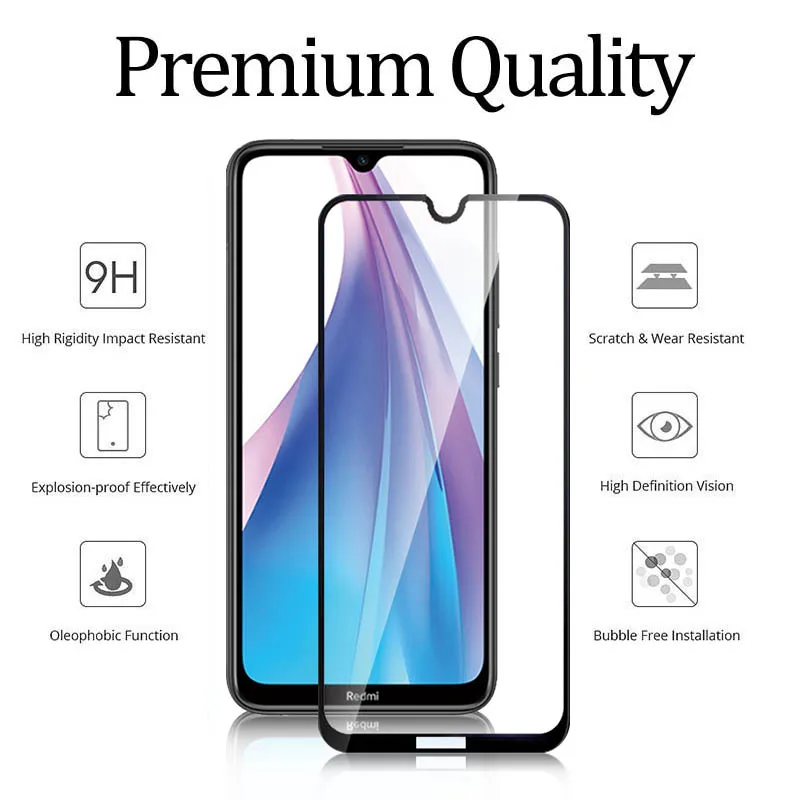 2 шт защитное стекло note8t закаленное стекло для xiaomi redmi note 8 t 8 pro 8pro note8 t Защитная пленка для экрана fiilm xiaomi note 8 t8