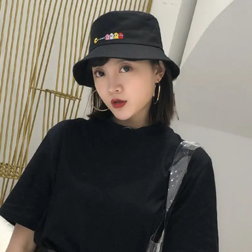 Хлопковая Панама с вышитыми буквами, унисекс, Bob cap s, хип-хоп, Gorros, мужская и женская летняя Панама, Пляжная, солнцезащитная, Рыбацкая, Boonie Hat