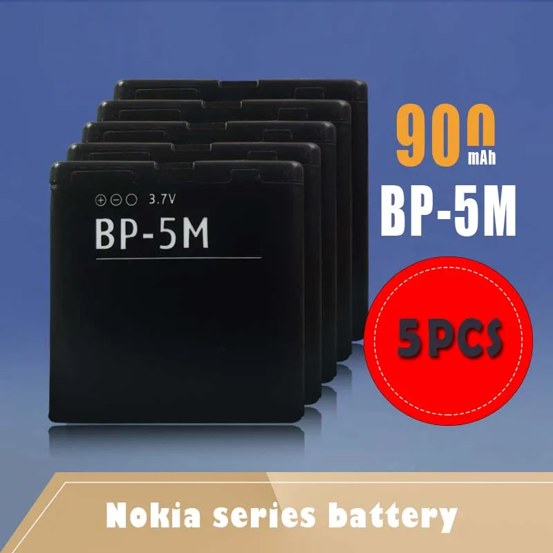 5 шт. литий ионные батарейки для Nokia 900 5700 5610 5611 5611XM 5700XM 5710XM 5710 6110N 6110|Перезаряжаемые
