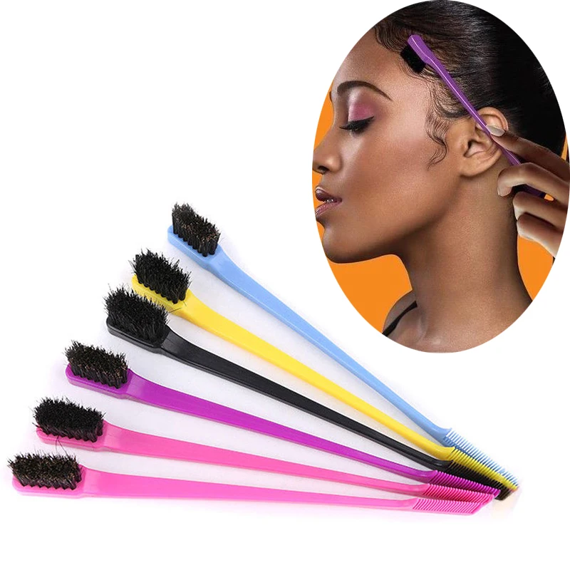 

1Pc Beauty Double Sided Edge Control Hair Comb Hair Styling Hair Brush Beauty Hair Styling Hair brush Brow Comb Makeup Brush