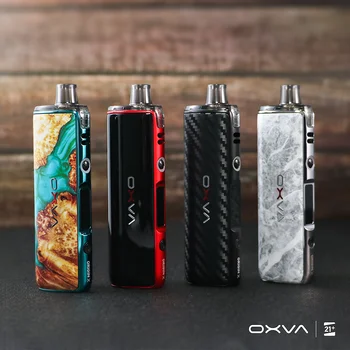 

OXVA Origin X Rebuildable Pod Mod Kit with L-shaped DC RBA Tank support Single/Dual Unicoils fit 18650 battery E-Cigs