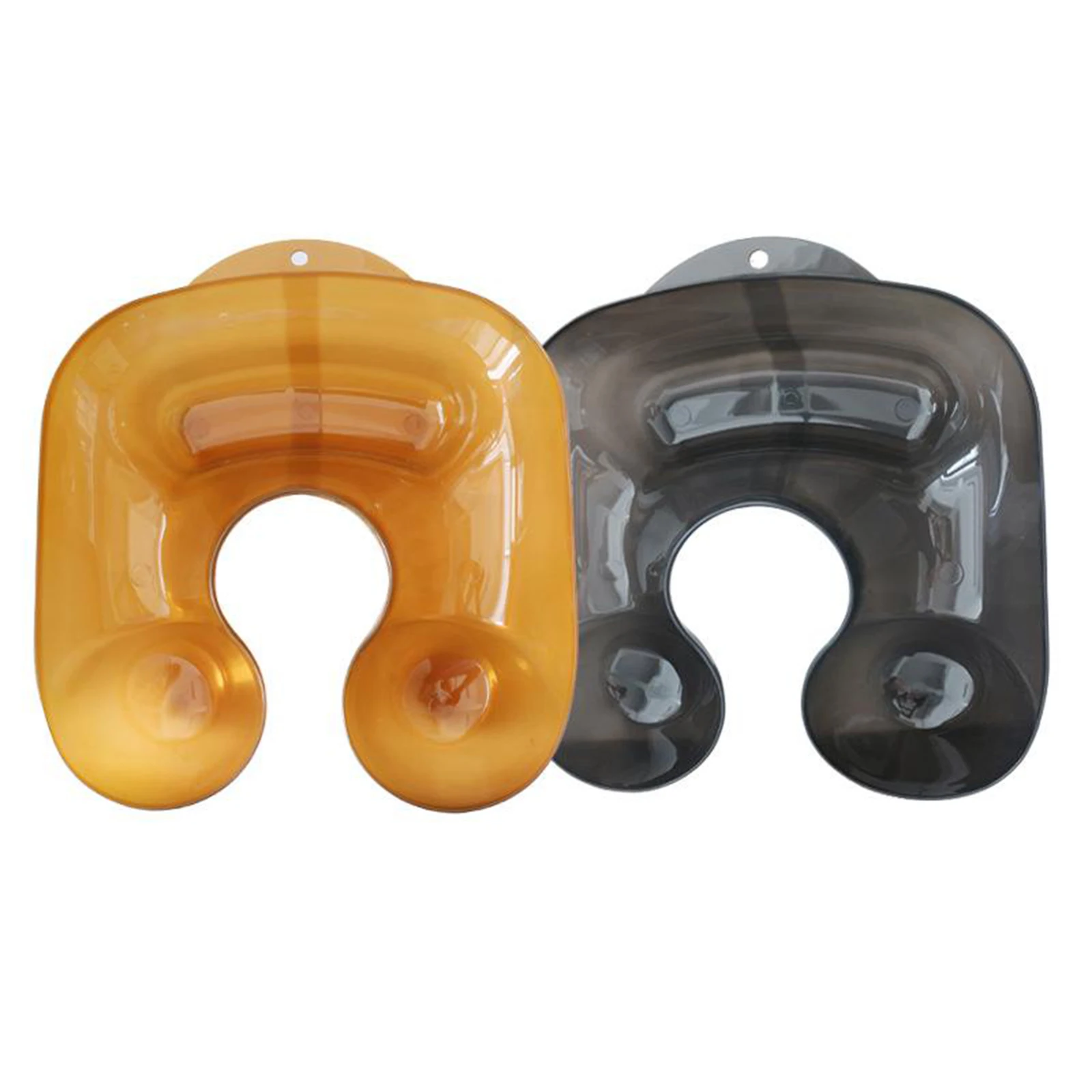 Hair Coloring Cape Protection PVC Neck Tray Salon Hair Perm Dyeing Container Neck Rest