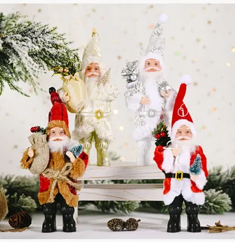 

Creative Cloth Santa Claus Doll Mini Doll Toy Table Decoration For Home Christmas ornaments decorations for home navidad