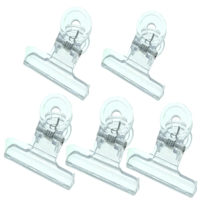 5pcs Transparent 5 шт./упак. русский кривая C ногтей защемления зажимы французский гвоздь для формирования кончика Нержавеющая сталь акриловых ногтей инструменты для наращивания - Цвет: 5pcs Transparent