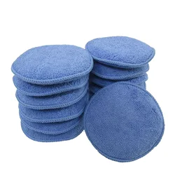 Tampon de Nettoyage de Voiture, Doux, Accessoires de Véhicule, Mousse, Applicateur, Cire, Éponge, Élimine la Poussière, Polissage, 5 pièces 