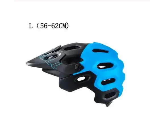 blue-L CAIRBULL mtb Cycling bicycle Helmet Breathable Ultralight Bike Riding Helmet Head Protection Integrally-molded Helmets M/L - Color: blue-L
