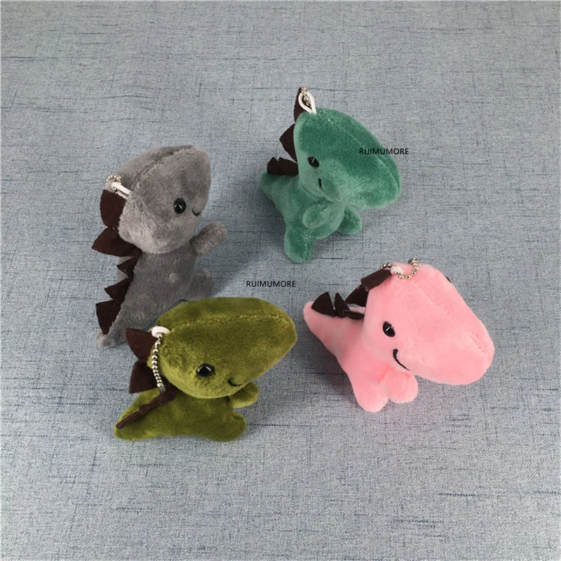 4Colors Dinosaur Plush , Keychain Toy , Size 7CM Cotton Animal Stuffed