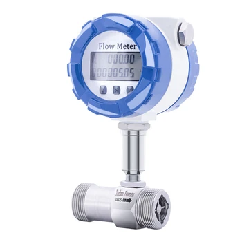 

LWGY-M2 Liquid Turbine Flow Meter Sensor Pulse Signal Flowmeter Threaded Connections Transmitter Small Diameter