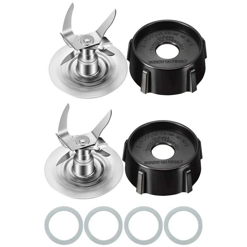 de actualización de accesorios para batidora, hoja de trituración, tapa Base de tarro 4902, tapa de jarra y junta tórica de goma para la mayoría las Oster|Piezas para -