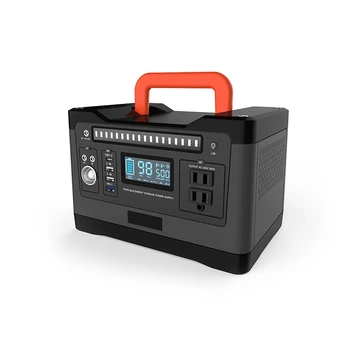 

500w portable solar generator lithium ion battery power bank 220v station for home power solar system