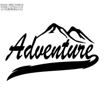 

Volkrays Fashion Car Sticker Adventure Camping Hiker Outdoor Sportsman Motorcycle Reflective Vinyl Decal Black/Silver,10cm*16cm