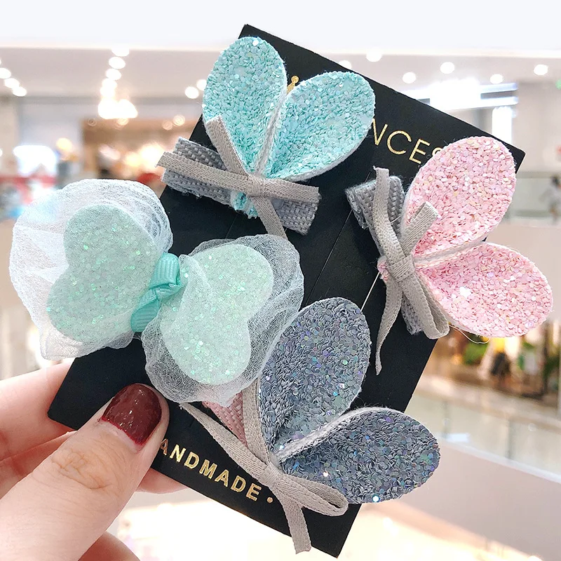 

Super cute cute super fairy bow rabbit ear hairpin Korean children girls baby hairpin hairpin hairpin Princess