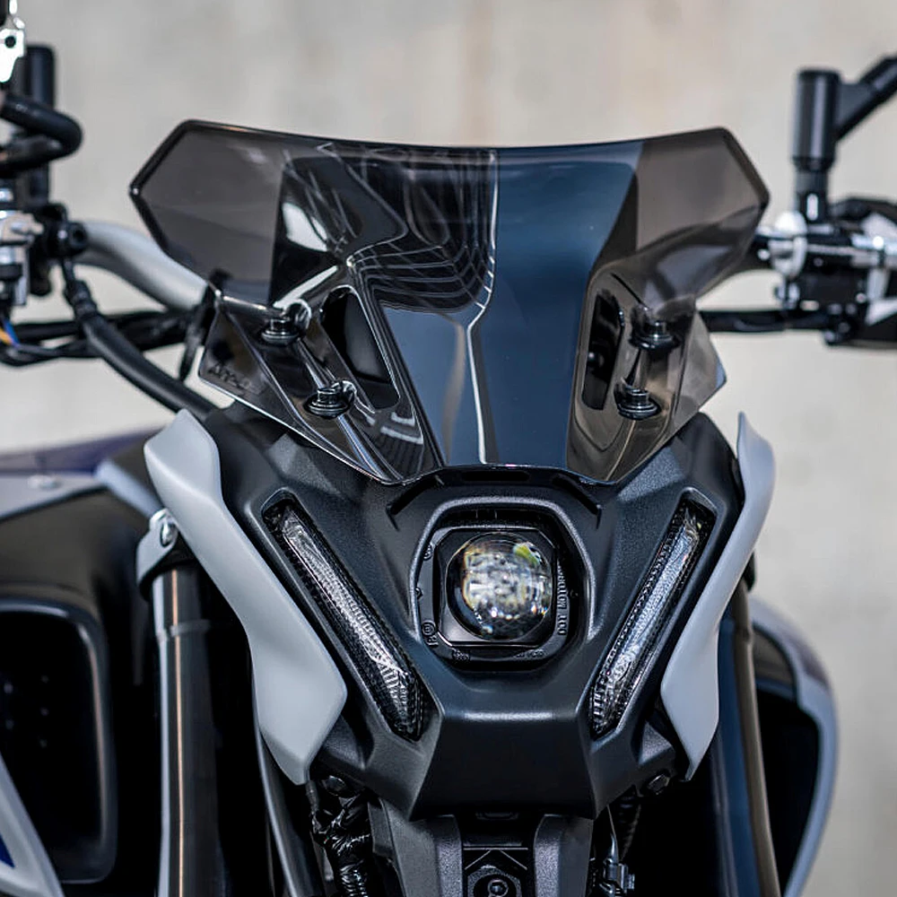 acessórios da motocicleta touring esportes defletor windscreen windshield viseira nova para yamaha mt