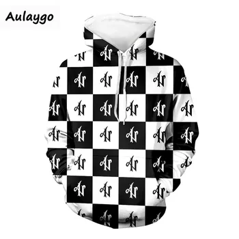 

3D Adexe & Nau Hoodies Sweatshirts Men Pullover Casual Tracksuits Fashion Streetwear Spring Autumn New Metal Hoodie Polerones