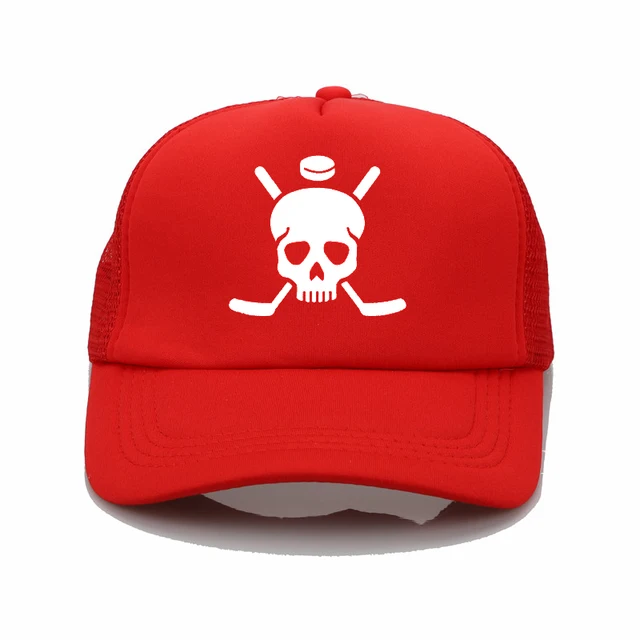 Fashion net cap Skull Hockey sign 