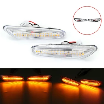 

2X Car Side Lights For BMW 3 Series E82 E88 E60 E61 E90 E91 E92 E93 White LED Side Lights ABS Plastic 11.5*5*2.7cm