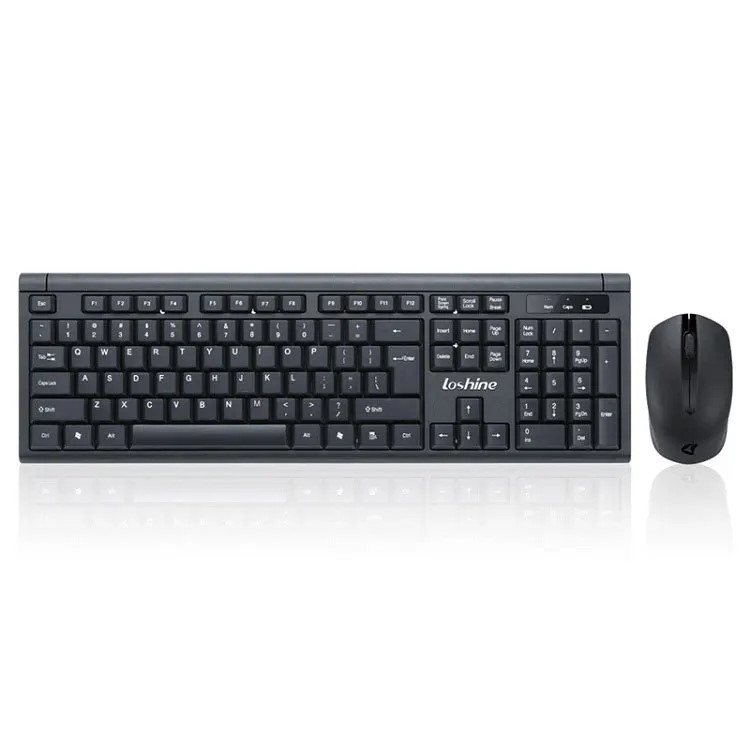 

Lok Cheung T7800 Wireless Keyboard And Mouse Set for Home & Office Use Desktop Laptop Computer USB Keyboard And Mouse Kit