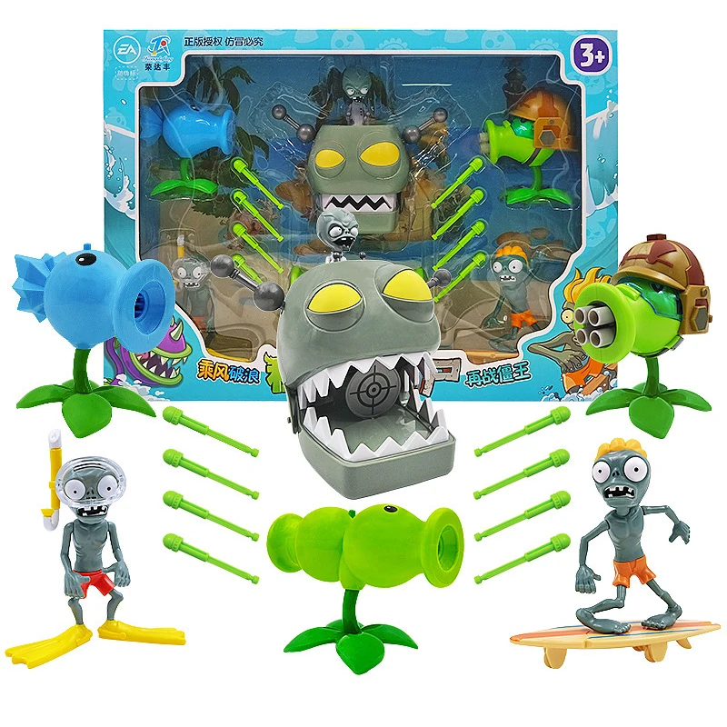Экшн-Фигурка Растения против Зомби игрушка PVZ зомби снежный горох выброс семян