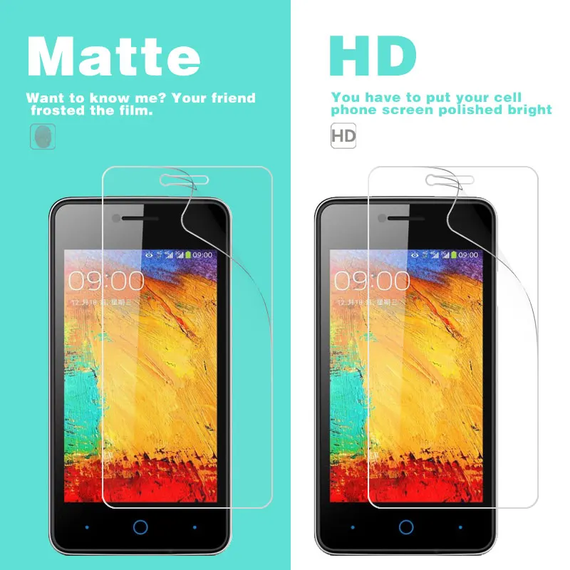 Hd Trasparente Pellicola Lucida Per Zte Avid Più Z828 Trio Z831 Axon 7 Max Mini 7S Lux Ba602 Dlux E01 Af3 Anti-Graffi Opaca Pellicola Di Schermo