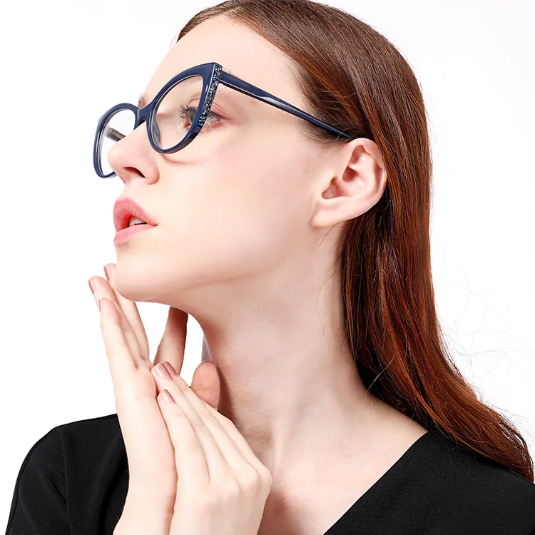 Оправа очки «кошачий глаз» оправа с прозрачными линзами женские Брендовые очки оптические оправы близорукость нерд черные красные очки FML