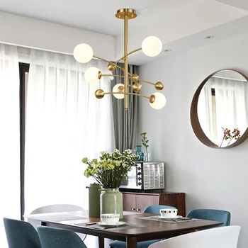 

Nordic Modern Chandelier lighting Led Lamp metal Industrial Ceiling Chandeliers Lighting Living Room Bedroom Light Fixtures