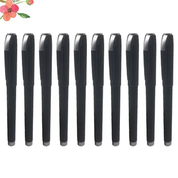 

10Pcs Office Learning Stationery Signature Pen Frosted Neutral Pen Advertising Pen Gift Business Financial Pen(Black)