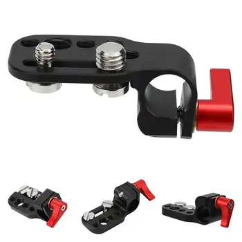 

Aluminium Alloy Cage Pipe Clamp 15mm Single Hole Conduit Clip Camera Monitor Expansion Connector