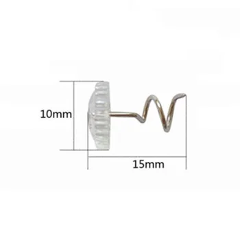 

Round Stainless Steel 15*10mm For Interior Car Truck Auto Headliner Transparent Repair Pins Kit