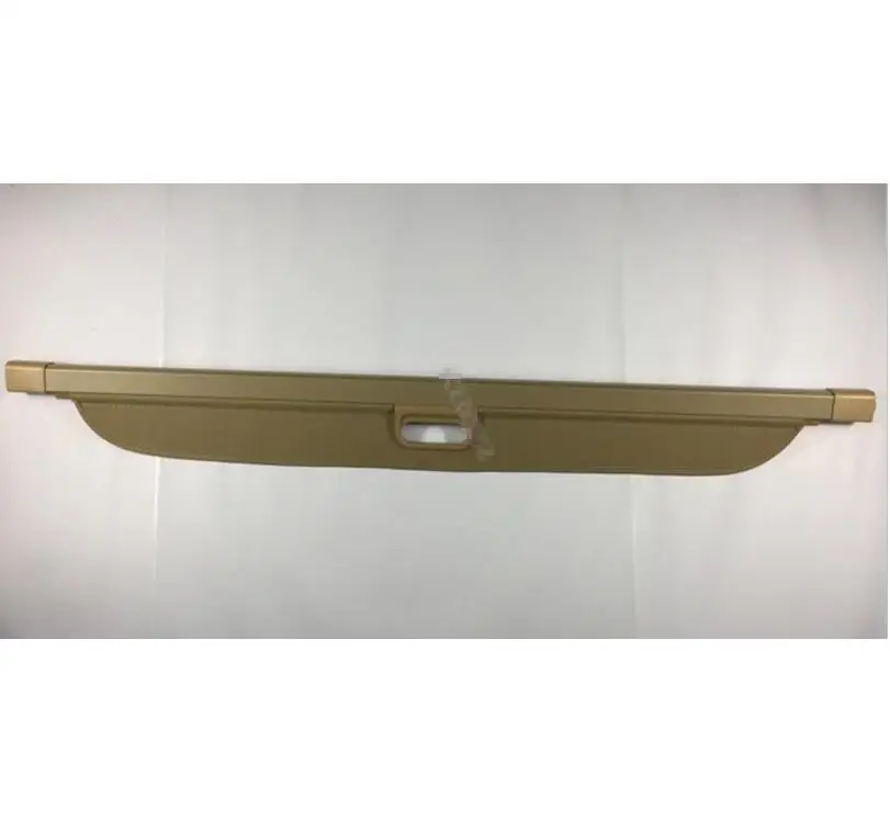 Aluminium alloy+ Fabric Rear Trunk Security Shield Cargo Cover For Jeep Grand Cherokee 2011 2012 2013 car accessories - Цвет: Beige