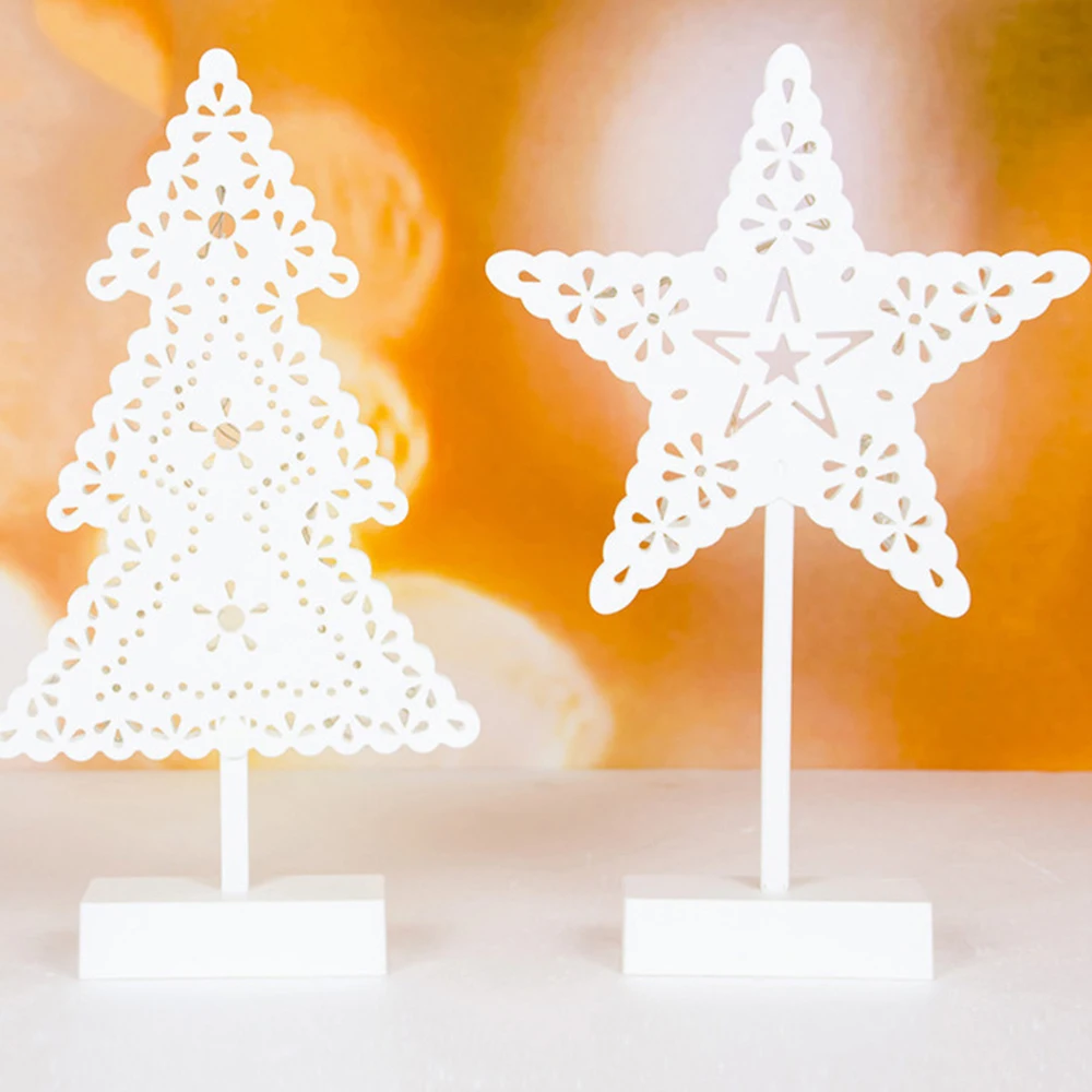 Holiday Star Table Ornament Accessories Hotel Restaurant Office Christmas