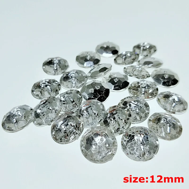 style 04 HL 50 шт. 4 стиля акриловые пуговицы 2 отверстия Швейные аксессуары DIY ремесла - Цвет: style 04