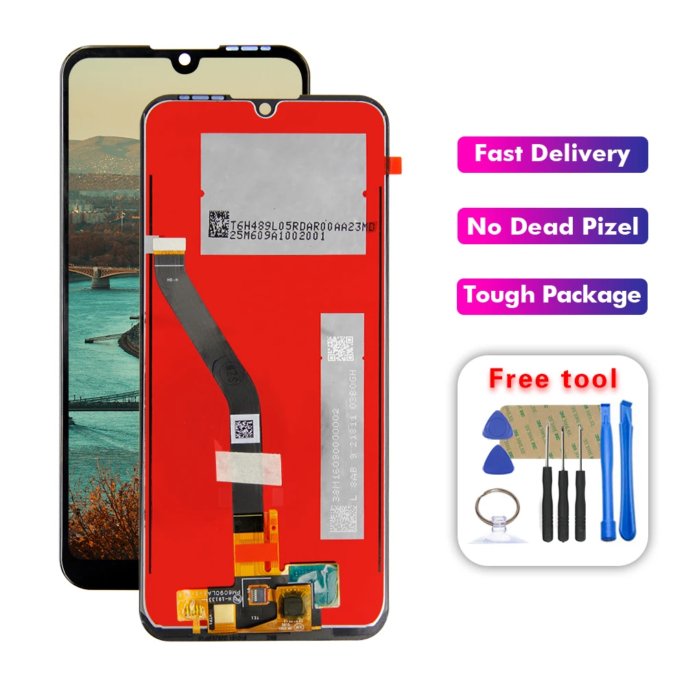 

For Huawei Y6 2019/ Y6 Pro 2019/ Y6 Prime 2019 LCD Display Screen Touch Digitizer with Frame Assembly