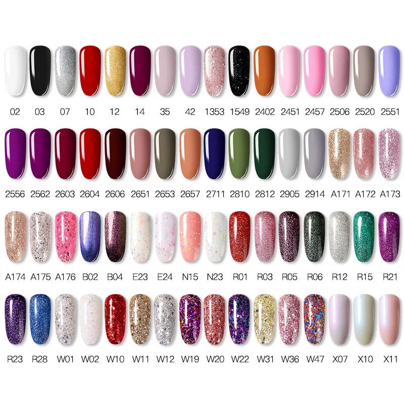 Гель лак для ногтей ROSALIND 7 мл гибридные длаки Полупостоянный отмачиваемый