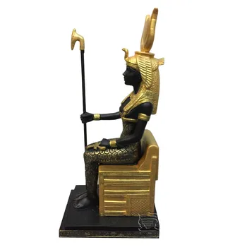 

ANCIENT EGYPT GOD ISIS GODDESS STATUE RESIN CRAFTS OSIRIS BENNU ART SCULPTURE HOME DESKTOP DECORATION OFFICE SOUVENIRS R2907